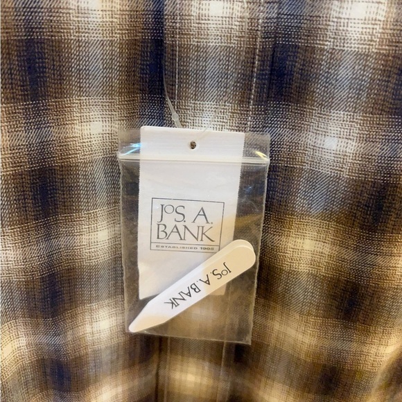 NWT- Jos. A. Bank Reserve Cotton/Cashmere Blend Sport Shirt - Picture 3 of 9